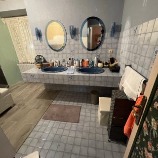 salle d'eau vintage